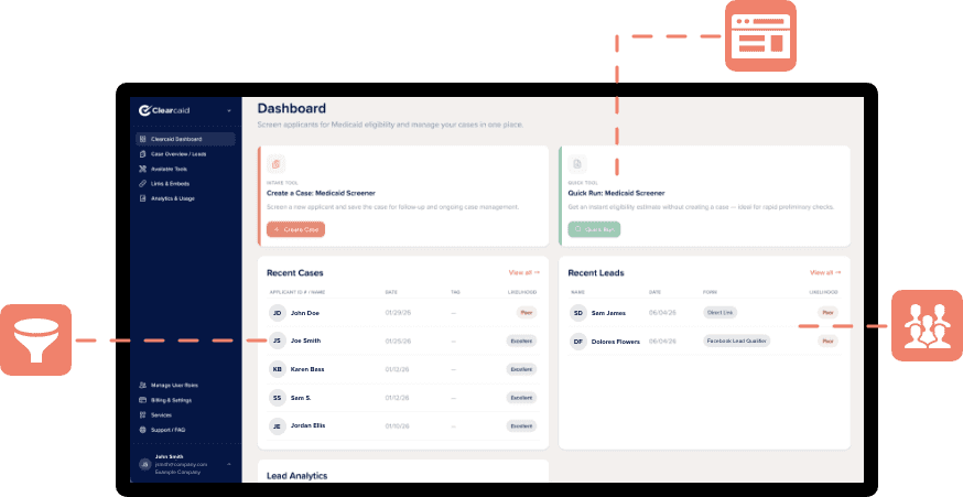 Track Every Case and Lead from Screen to Follow-Up